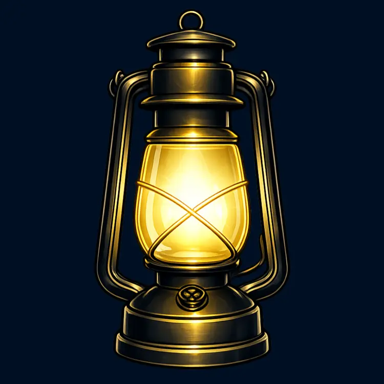 Glowing Laurel Highlands lantern